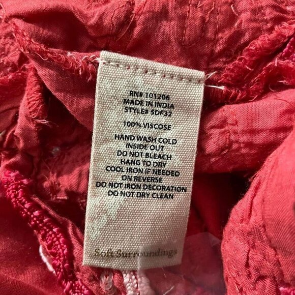 Soft Surroundings 1X Top Blouse Tunic Embroidered Plus Size - Picture 5 of 5